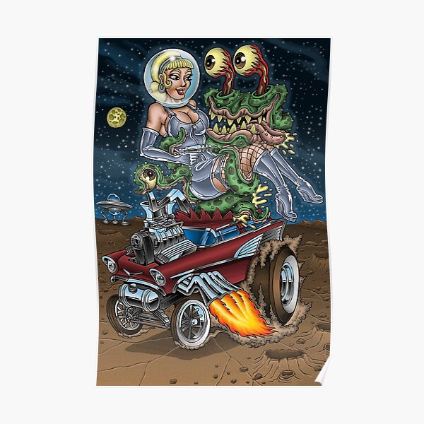 Alien Gasser Abduction Poster