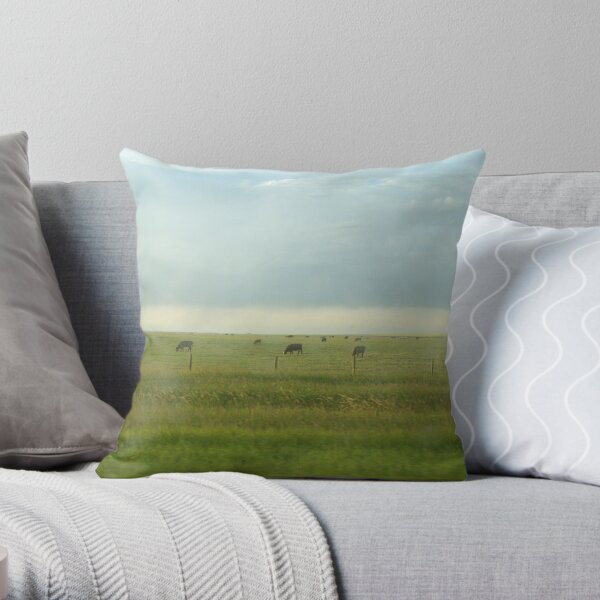 Alberta Farm Throw Pillow