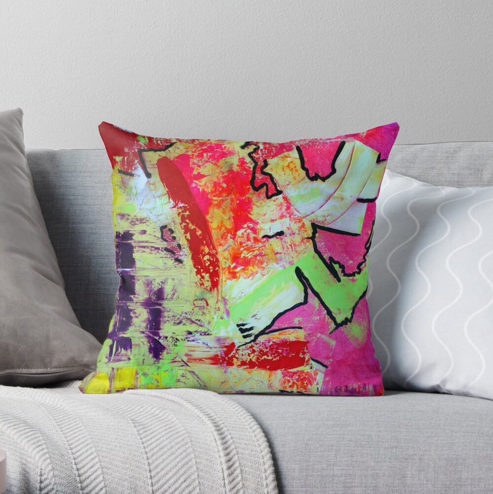 Item preview, Throw Pillow designed and sold by barbosaart.