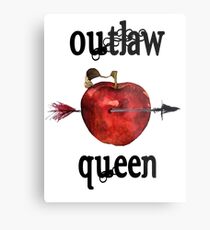 Outlaw Queen Merchandise Metal Print