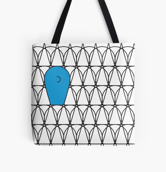 Number 1 All Over Print Tote Bag