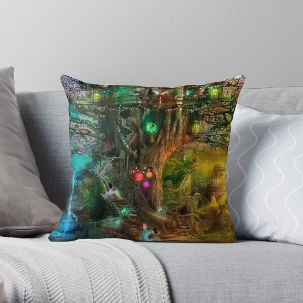 The Dreaming Tree Throw Pillow