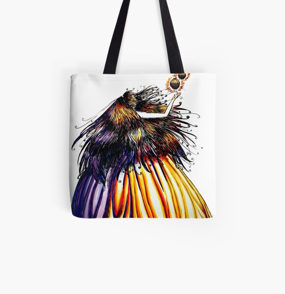 Lantern Princess All Over Print Tote Bag