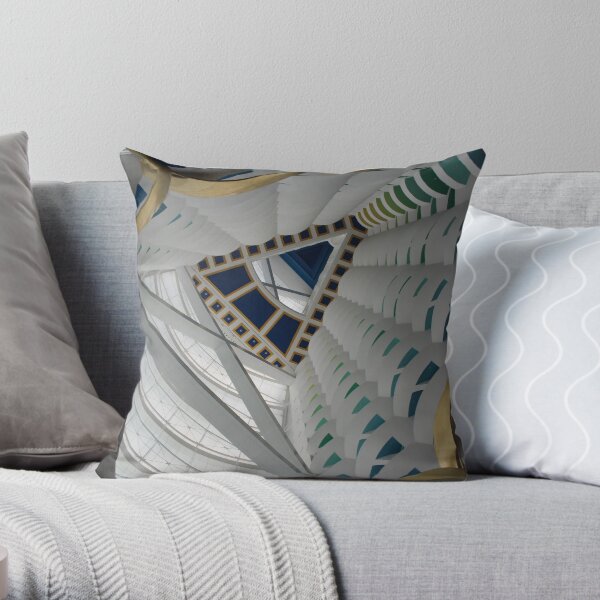 Inside Burj Al Arab - Dubai Throw Pillow
