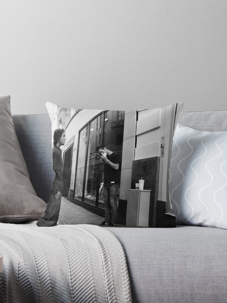 Thumbnail 1 of 4, Pillow, Let's have a smoke first designed and sold by steppeland.