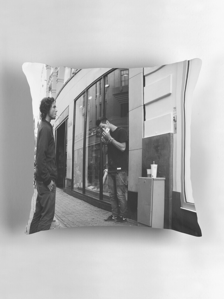 Thumbnail 3 of 4, Pillow, Let's have a smoke first designed and sold by steppeland.