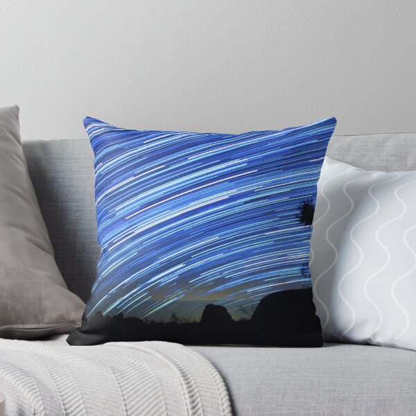 Item preview, Star Trails Sweep Over Joshua Tree Night Desert designed and sold by Gavin Heffernan.