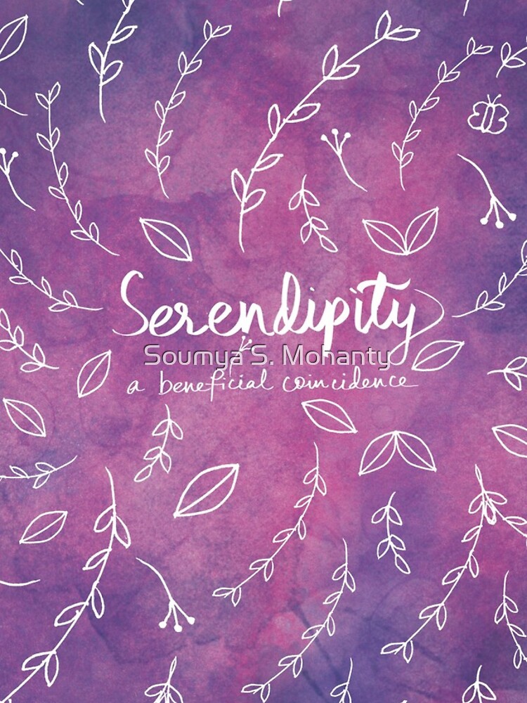 Purple Typography Quote Floral Botanical Illustration Artwork Art Print by dreamerskeepers