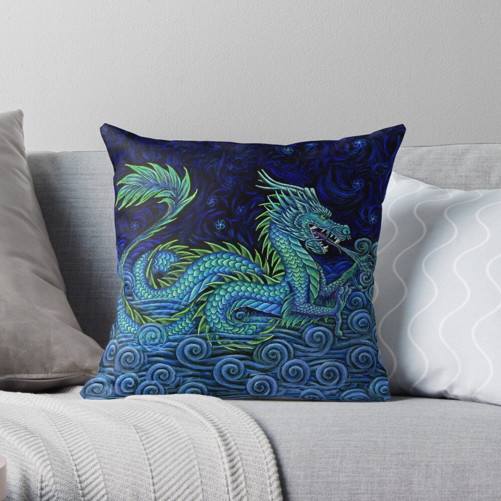 pillowfort dragon throw pillow