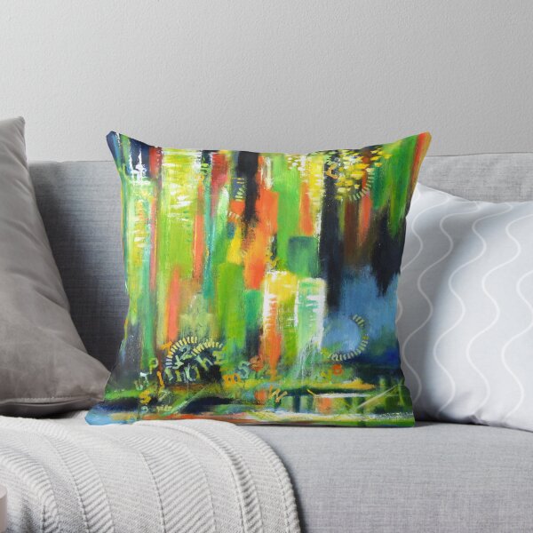 City mood Throw Pillow
