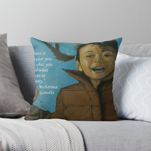 Rahil - Quotes Throw Pillow