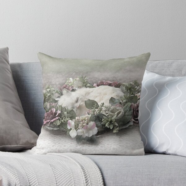 Item preview, White cat designed and sold by khdesign.