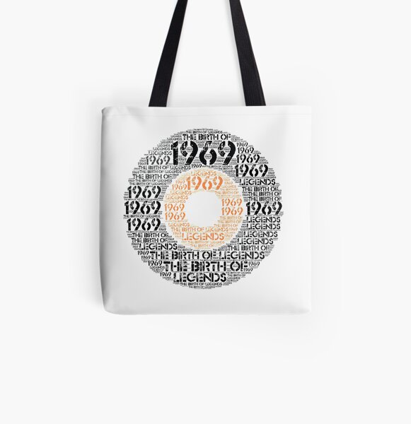 Queens Are Born In 1968 Birthday Tote Bag Funny Gift 50th Fifty Shopper