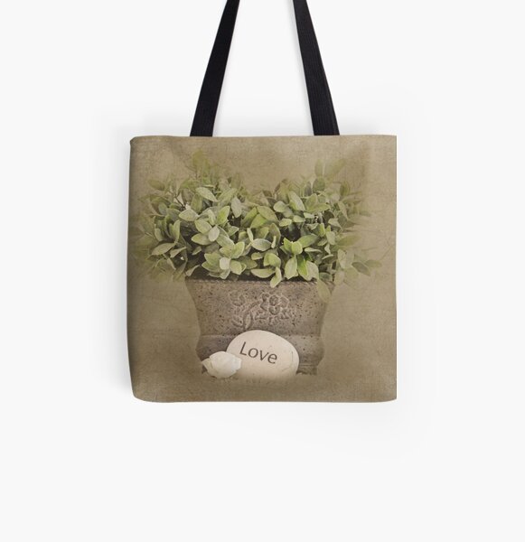 Love All Over Print Tote Bag