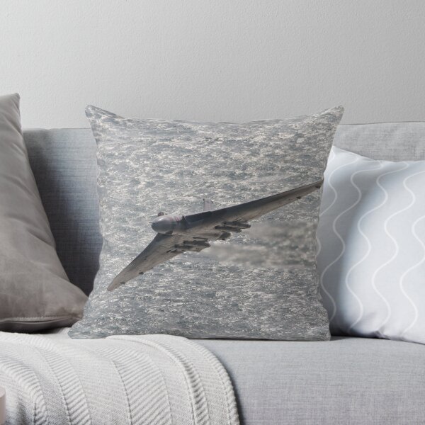 Avro Vulcan XH558 Throw Pillow