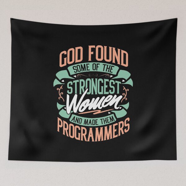 Item preview, Strong Woman Programmers Profession Gift designed and sold by haselshirt.