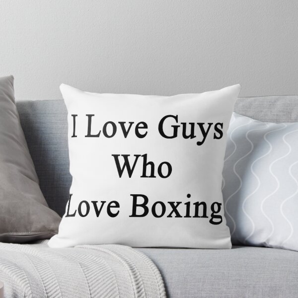 Item preview, I Love Guys Who Love Boxing designed and sold by supernova23.