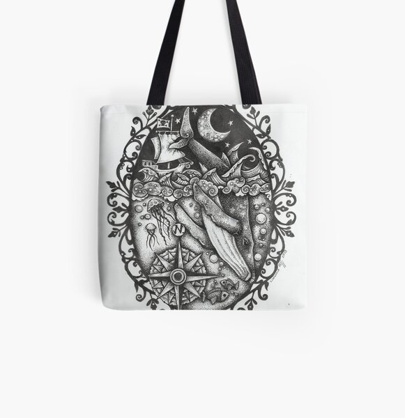 The Whales Revenge All Over Print Tote Bag