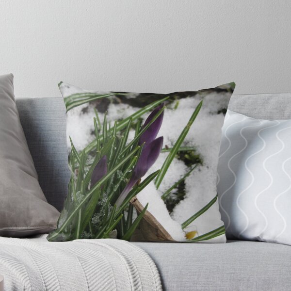 Item preview,  Crocus Flower - A night with snow designed and sold by ienemien.