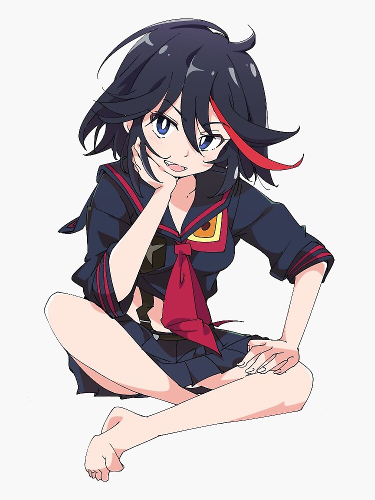 "ryuko matoi" Sticker for Sale by chickenmaid | Redbubble