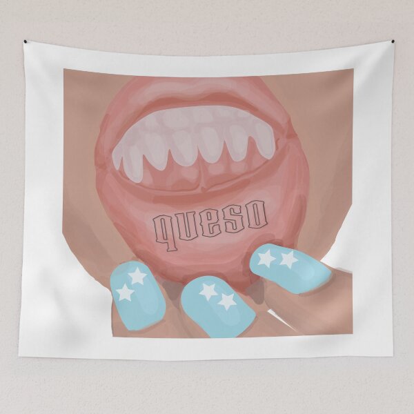 Item preview, Queso Lip Tattoo designed and sold by karapos23.
