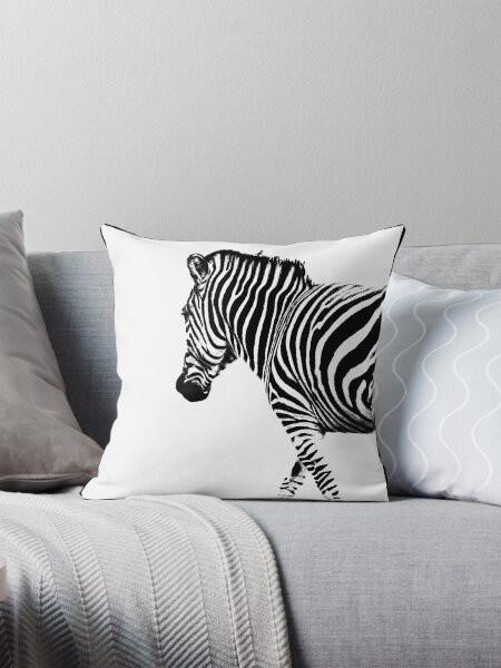 Zebra Throw Pillow