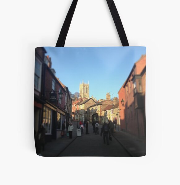 Steep Hill, Lincoln All Over Print Tote Bag