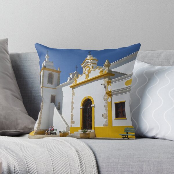 Church of Alvor Throw Pillow