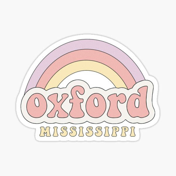Hippie Oxford Sticker