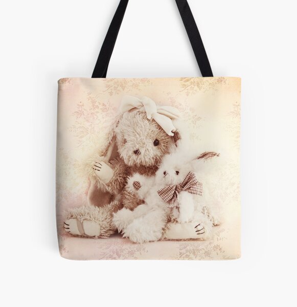 Two little rabbits All Over Print Tote Bag