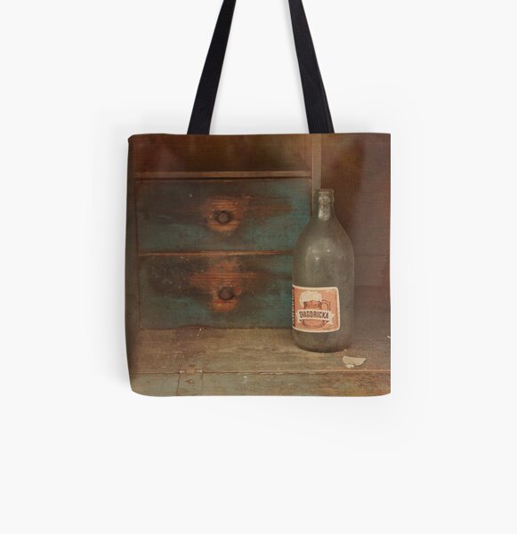 Old bottle All Over Print Tote Bag