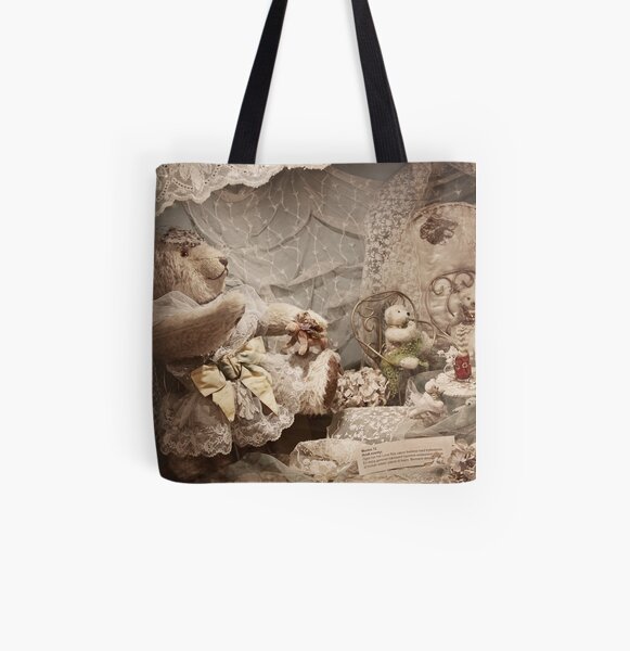 Bear with friends All Over Print Tote Bag