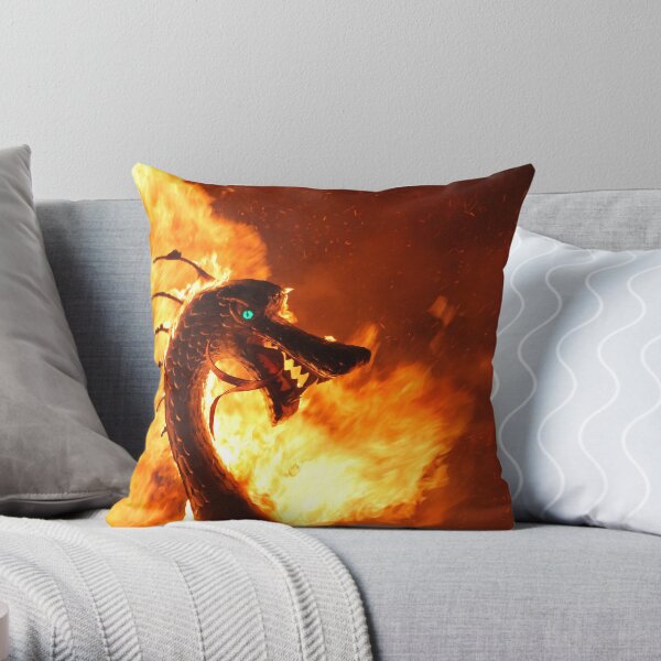 the dragon Throw Pillow