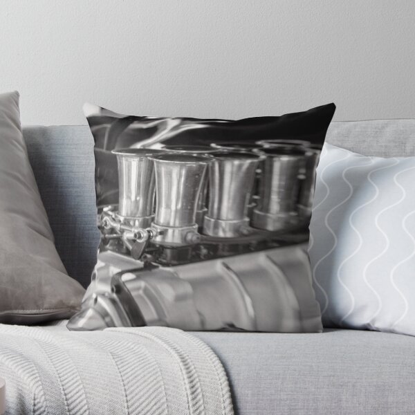 The Sound of trumpet intake Throw Pillow