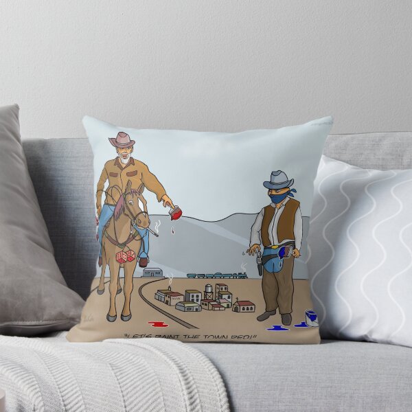 Aperçu de l'œuvre Paint Town Cowboys créée et vendue par Thingsesque.