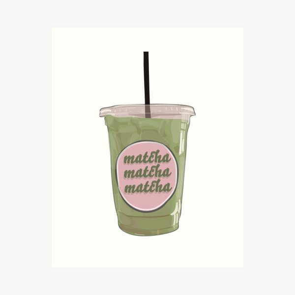Item preview, Iced Matcha Latte designed and sold by karapos23.