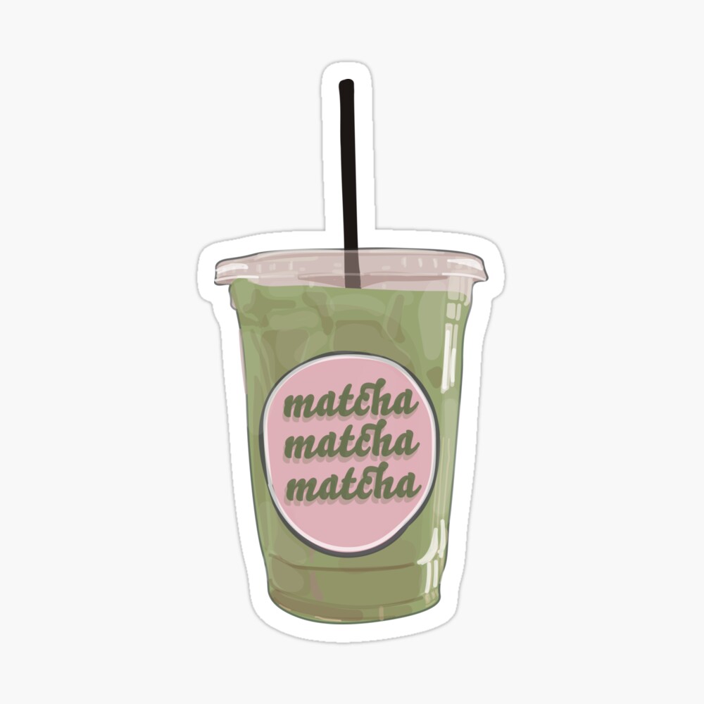 Premium Photo  Matcha latte in plastic cup with lid and drinking straw