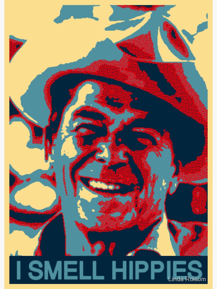 "I Smell Hippies Famous Saying by Ronald Reagan" Sticker for Sale by