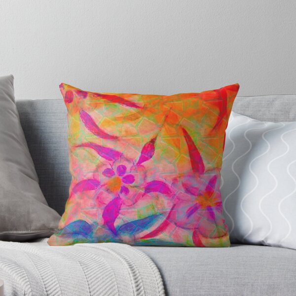 Item preview, Abstact Columbine Flowers in Chalk and Pastel Oils designed and sold by Charldia.