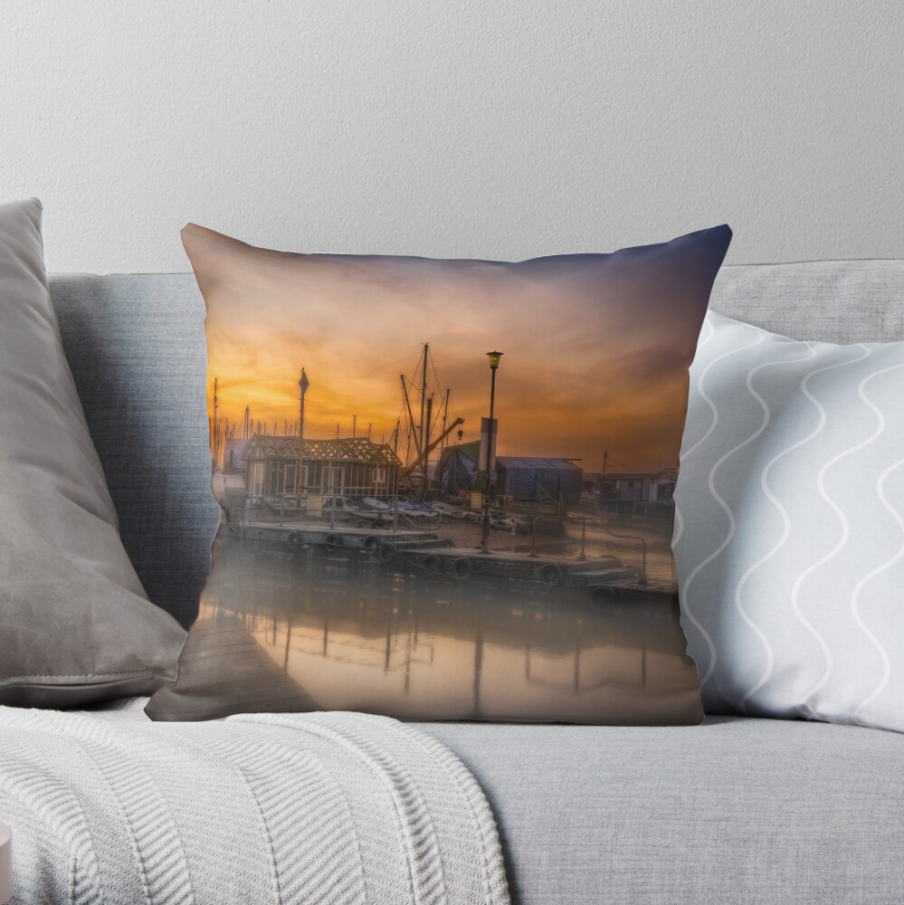The Jetty Throw Pillow