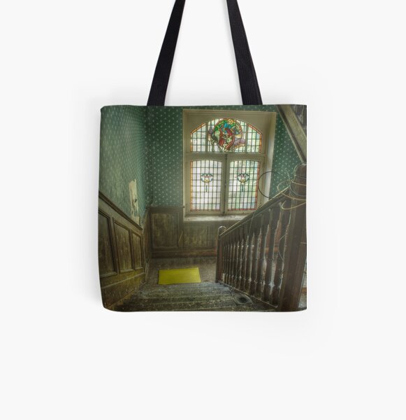 Stairs of the Villa Albanaise All Over Print Tote Bag