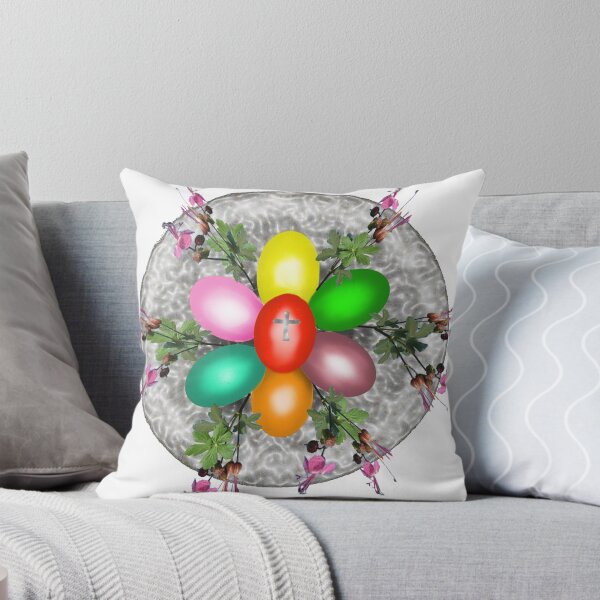 Item preview, Easter eggs and geranium for Health  designed and sold by kseniako.