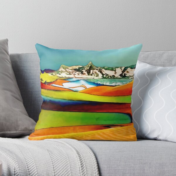 The Painted Desert Throw Pillow