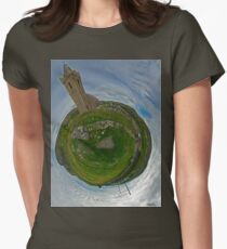 Glencolmcille Church - Sky Out Women's Fitted T-Shirt