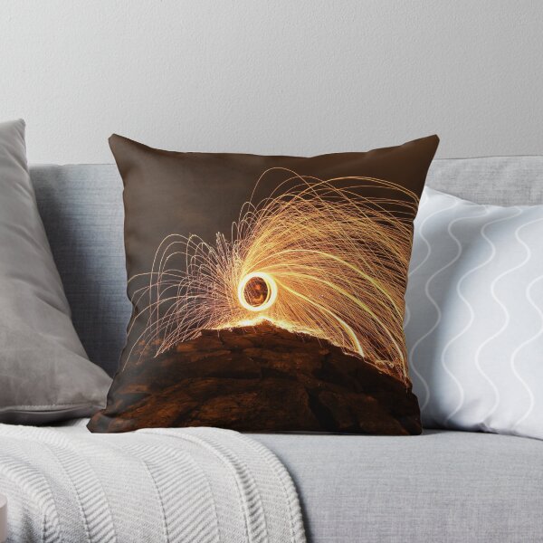 Experimental sparkles (Vertical) Throw Pillow