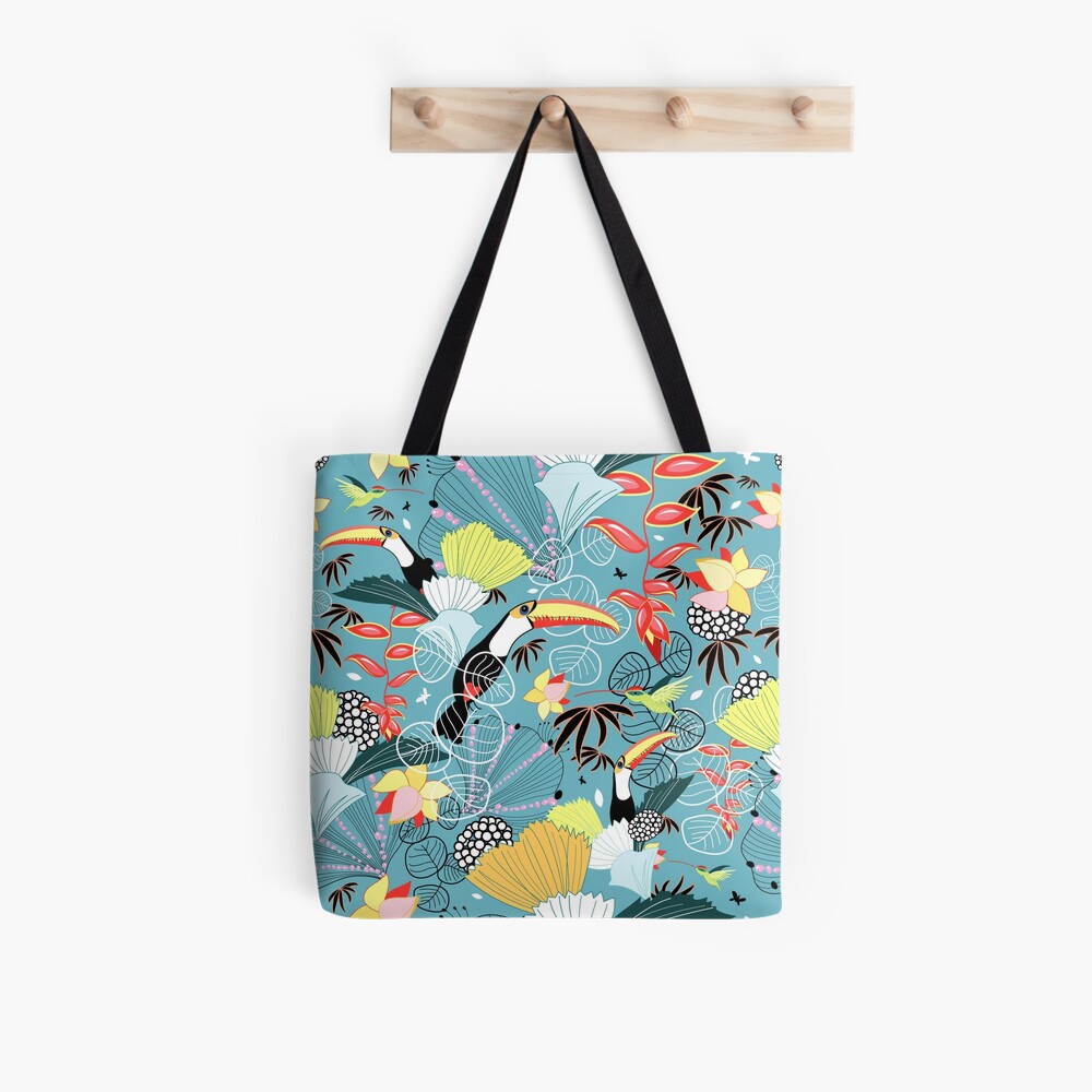 tropical birds Tote Bag
