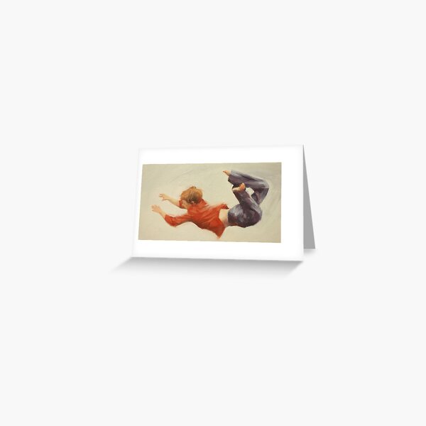 Trampoline Boy Part 1 Greeting Card