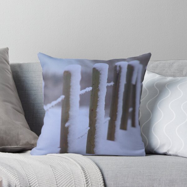 Item preview, Snowy Fenceline designed and sold by Kathi Huff.