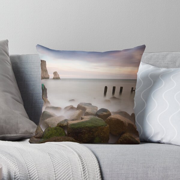 Seaford needle Throw Pillow