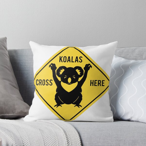 Artikelvorschau, Koalas Cross Here Sign entworfen und verkauft von Thingsesque.